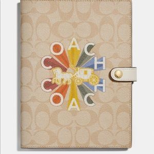 COACH Notebook In Signature Canvas RAINBOW
